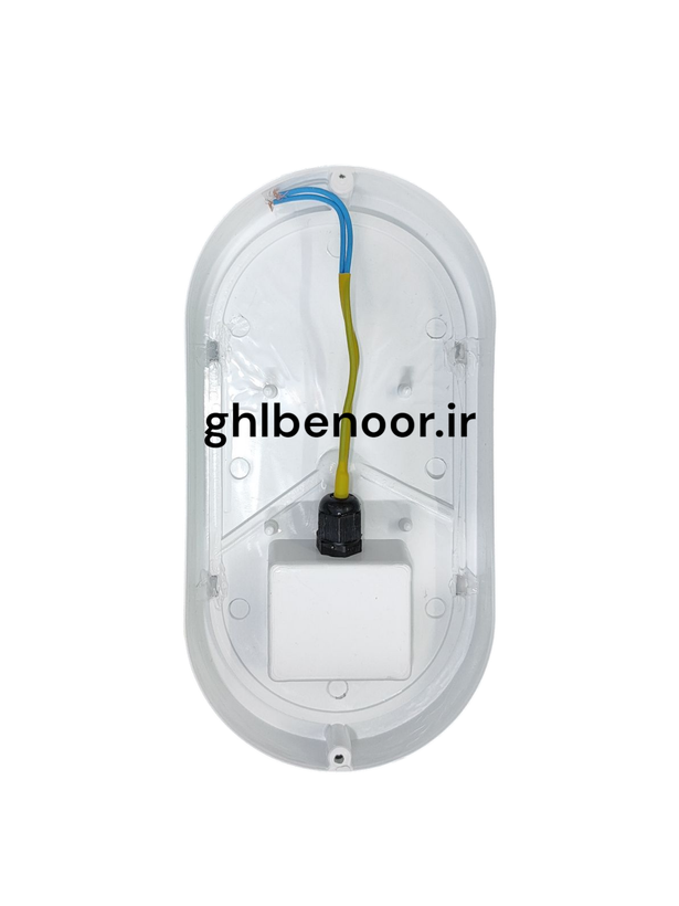 چراغ حمام و سرویس 18 وات بیضی IP 65