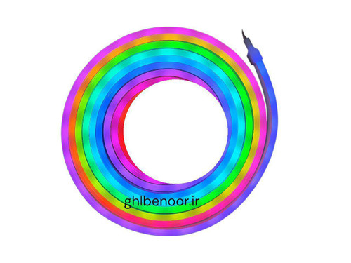 ریسه نئون فلکسی RGB برنامه پذیر حساس به صدا و رونده