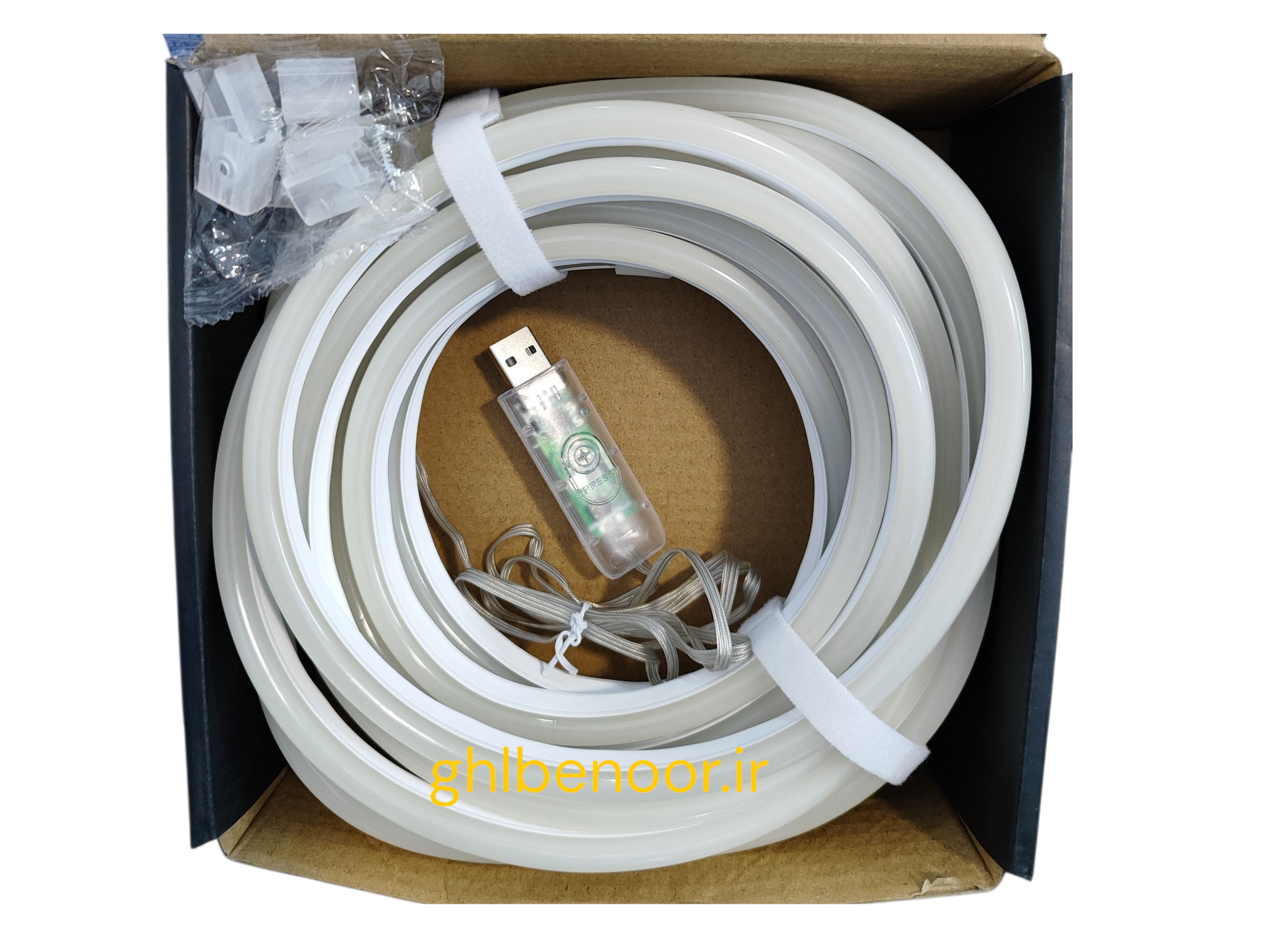ریسه نئون فلکسی RGB برنامه پذیر حساس به صدا و رونده