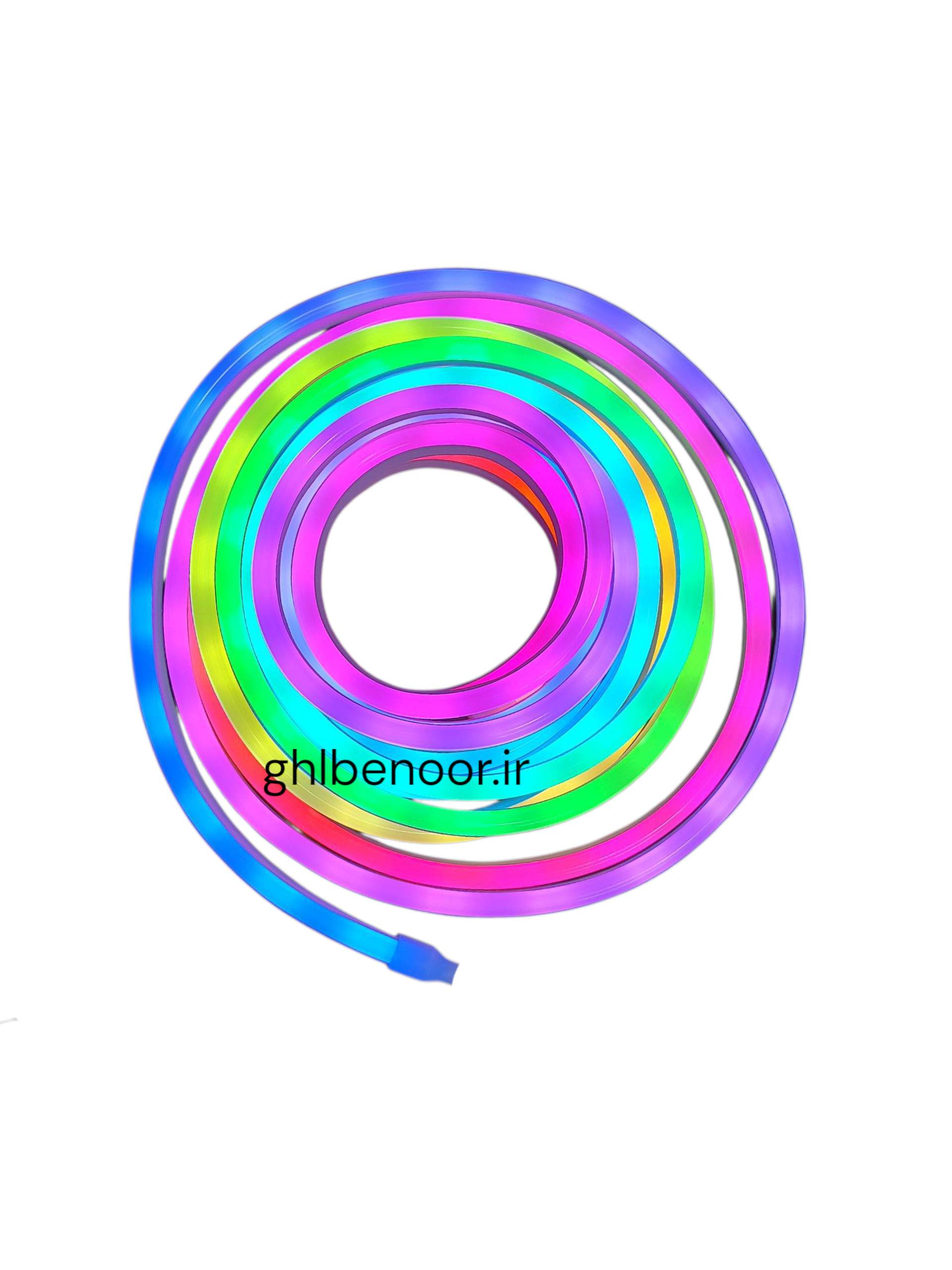 ریسه نئون فلکسی RGB برنامه پذیر حساس به صدا و رونده